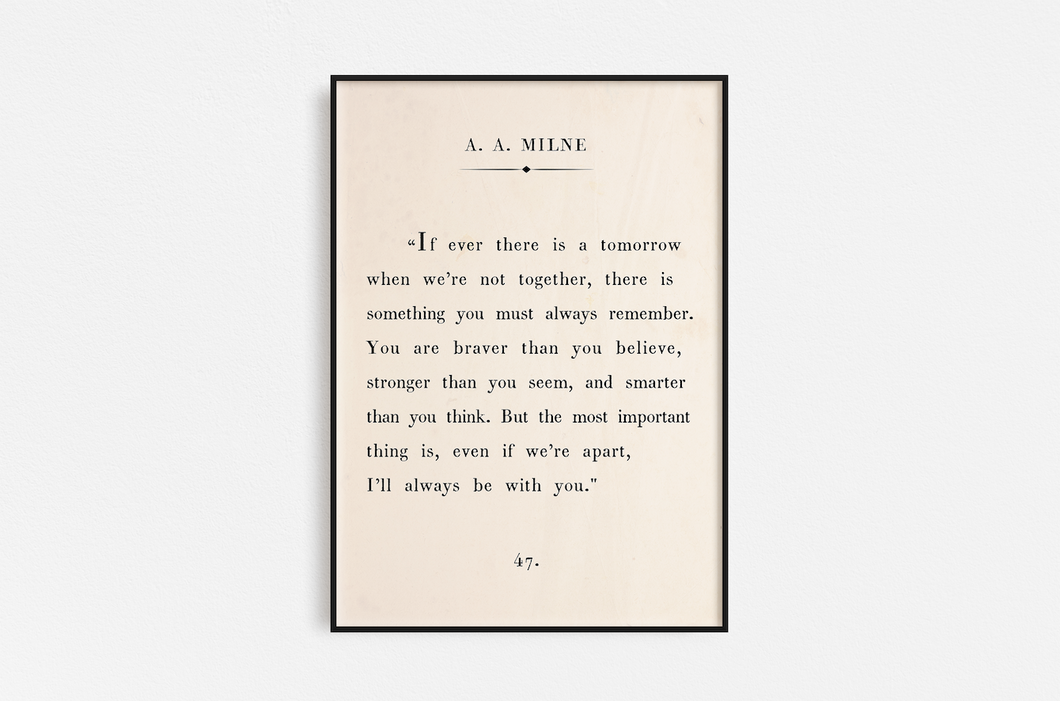 Quote A. A. Milne