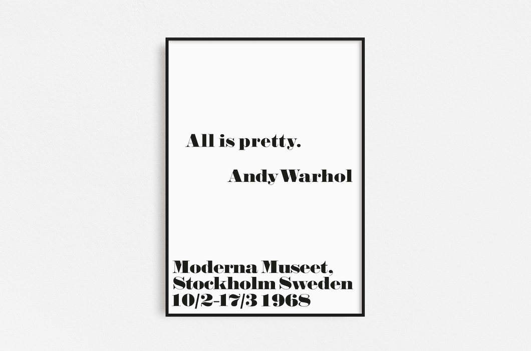 Andy Warhol - All is Pretty