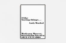 Cargar imagen en el visor de la galería, Andy Warhol - Boring