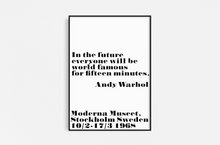 Cargar imagen en el visor de la galería, Andy Warhol - Famous
