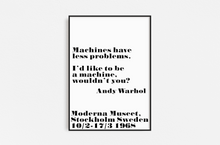 Cargar imagen en el visor de la galería, Andy Warhol - Machines