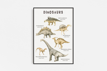 Cargar imagen en el visor de la galería, Acuarela Dinosaurios
