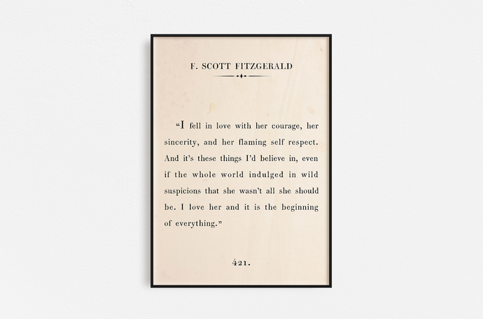 Quote F. Scott Fitzgerald