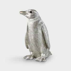 Alcancía Pingüino Plateado